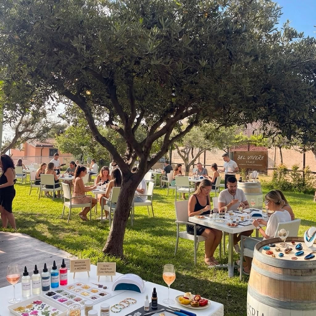 Workshop di Gioielli in Resina & Aperitivo
