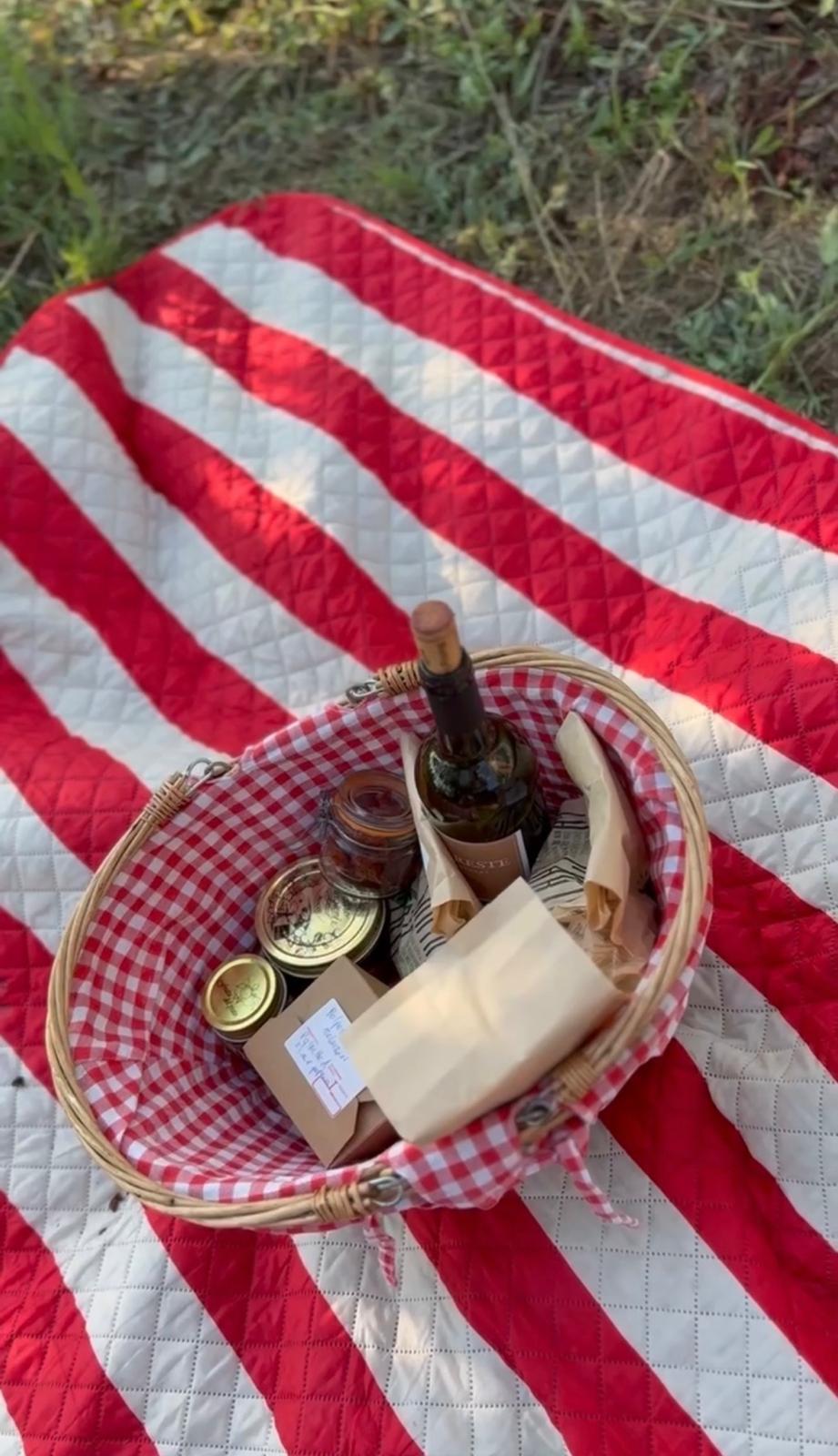 Picnic al tramonto in Vigna